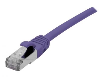 Hypertec ProConnectLite Cat6a Patch Cable - Shielded Snagless - patch cable - 7.5 m - purple