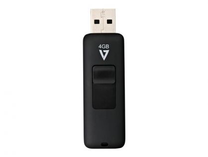 4GB FLASH DRIVE USB 2.0 BLACK 10MB/S READ 3MB/S WRITE