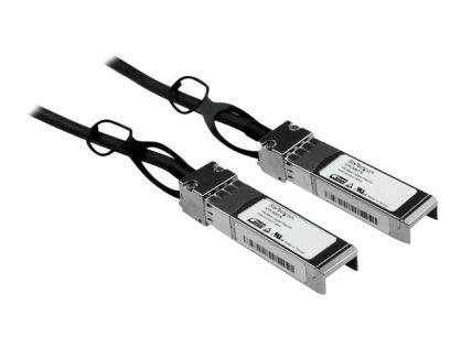 StarTech.com Cisco SFP-H10GB-CU1M Compatible 1m 10G SFP+ to SFP+ Direct Attach Cable Twinax, 10GbE SFP+ Copper DAC 10Gbps Low Power Passive Transceiver Module DAC, Cisco Firepower ASR920 - Lifetime Warranty (SFPCMM1M) - direct attach cable - 1 m