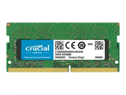 Crucial - DDR4 - module - 4 GB - SO-DIMM 260-pin - 2400 MHz / PC4-19200 - CL17 - 1.2 V - unbuffered - non-ECC