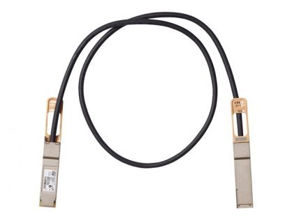 Cisco Copper Cable - 100GBase direct attach cable - QSFP (M) to QSFP (M) - 3 m - passive - for Mellanox ConnectX-5 Ex EN, Nexus 93108TC-EX, 93180YC-FX, 9336C-FX2