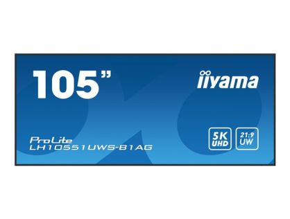 iiyama ProLite LH10551UWS-B1AG 105" Class (104.7" viewable) LED-backlit LCD display - 5K - for digital signage