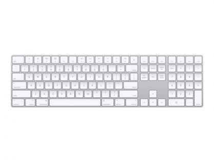 Apple Magic Keyboard with Numeric Keypad - Keyboard - wireless - Bluetooth - QWERTY - Danish - silver