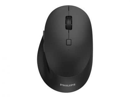 Philips 5000 Series SPK7507B - Mouse - ergonomic - right-handed - optical - 6 buttons - wireless - 2.4 GHz - USB wireless receiver