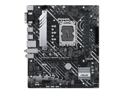 ASUS PRIME H610M-A WIFI D4 - Motherboard - micro ATX - LGA1700 Socket - H610 Chipset - USB 3.2 Gen 1, USB 3.2 Gen 2 - Gigabit LAN, Wi-Fi, Bluetooth - onboard graphics (CPU required) - HD Audio (8-channel)