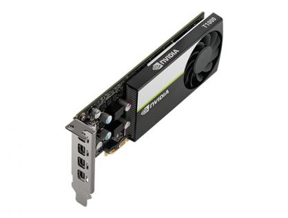 NVIDIA T1000 - Graphics card - T1000 - 4 GB GDDR6 - PCIe 3.0 x16 low profile - 4 x Mini DisplayPort