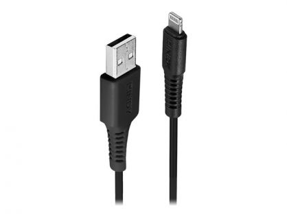 0.5M USB TO LIGHTNING CABLE BLACK