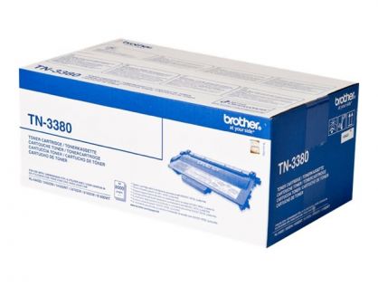 Brother TN3380 - Black - original - toner cartridge - for Brother DCP-8110, 8150, 8155, 8250, HL-5440, 5450, 5470, 6180, MFC-8510, 8520, 8710, 8950