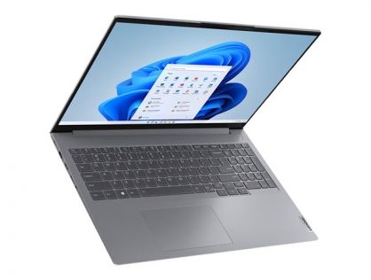 Lenovo ThinkBook 16 G6 ABP 21KK - AMD Ryzen 5 - 7530U / up to 4.5 GHz - Win 11 Pro - Radeon Graphics - 8 GB RAM - 256 GB SSD NVMe - 16" IPS 1920 x 1200 - Gigabit Ethernet - Wi-Fi 6 - dual tone arctic grey - kbd: UK