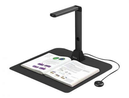 IRIS IRIScan Desk 5 Pro over head scanner. Up to 20ppm, A3. Scan any type of document or books - Contracts, invoices, receipts, bills, plans, newspapers, magazines without cutting or damaging them! OCR software into text, Word, Excel Lightweight and folda