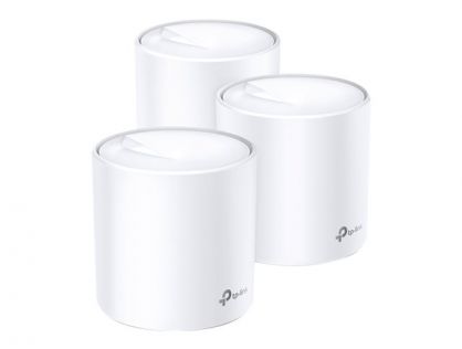 TP-Link Deco X60 - Wi-Fi system - (3 routers) 1GbE - Wi-Fi 6 - Dual Band