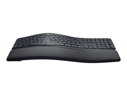 Logitech ERGO K860 - Keyboard - wireless - 2.4 GHz, Bluetooth 5.0 - QWERTY - UK - graphite