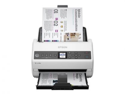 Epson WorkForce DS-730N - Document scanner - Contact Image Sensor (CIS) - Duplex - A4/Legal - 600 dpi x 600 dpi - up to 40 ppm (mono) / up to 40 ppm (colour) - ADF (100 sheets) - up to 4500 scans per day - USB 2.0, Gigabit LAN