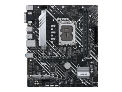 ASUS PRIME H610M-A D4-CSM - Motherboard - micro ATX - LGA1700 Socket - H610 Chipset - USB 3.2 Gen 1, USB 3.2 Gen 2 - Gigabit LAN - onboard graphics (CPU required) - HD Audio (8-channel)