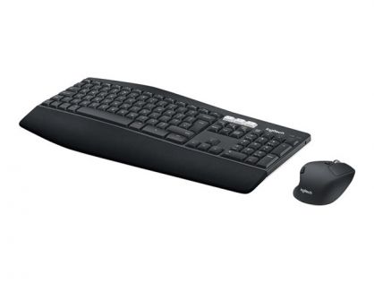 Logitech MK850 Performance - Keyboard and mouse set - wireless - Bluetooth, 2.4 GHz - QWERTY - UK