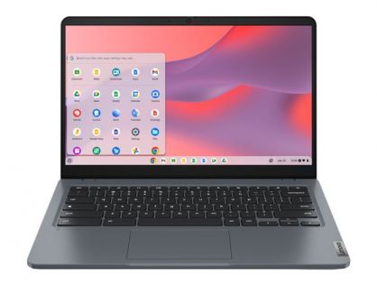 Lenovo 14e Chromebook Gen 3 82W6 - Intel N-series - N200 / up to 3.7 GHz - Chrome OS - UHD Graphics - 8 GB RAM - 128 GB eMMC - 14" IPS 1920 x 1080 (Full HD) - Wi-Fi 6E - storm grey - kbd: UK