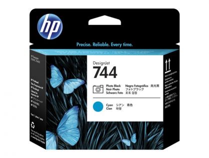 HP 744 - Cyan, photo black - printhead - for DesignJet Z2600 PostScript, Z5600 PostScript