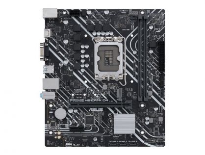 ASUS PRIME H610M-K D4 - Motherboard - micro ATX - LGA1700 Socket - H610 Chipset - USB 3.2 Gen 2, USB 3.2 Gen 1 - Gigabit LAN - onboard graphics (CPU required) - HD Audio (8-channel)