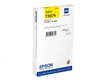 Epson T9074 - XXL size - yellow - original - ink cartridge