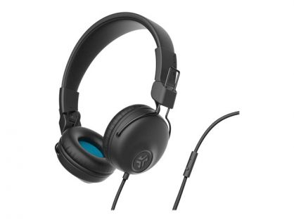 JLab Studio Wired On Ear Headphones Black