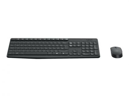 MK235 WIRELESS KEYBOARD / MOUSE COMBO GREY-DEU-2.4GHZ-CENTRAL