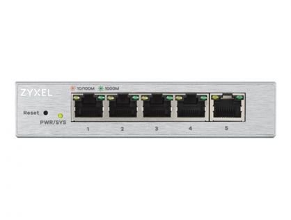 Zyxel GS1200-5 - Switch - Managed - 5 x 10/100/1000 - desktop