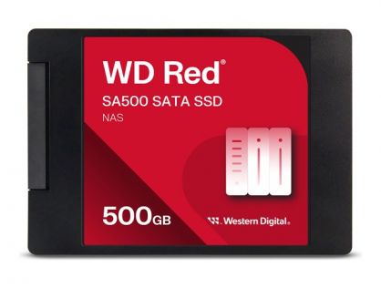 WD Red SA500 WDS500G1R0A-68A4W0 - SSD - 500 GB - internal - 2.5" - SATA 6Gb/s