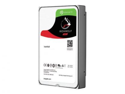 Seagate IronWolf ST10000VN000 - Hard drive - 10 TB - internal - 3.5" - SATA 6Gb/s - 7200 rpm - buffer: 256 MB - with 3 years Seagate Rescue Data Recovery