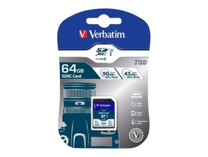 Verbatim Pro SDHC U3 64GB SD Card