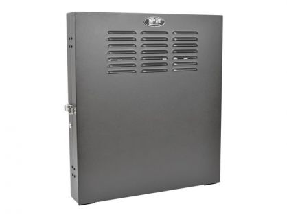 Tripp Lite 2U Wall Mount Low Profile Secure Rack Enclosure Cabinet Vertical - rack - 2U