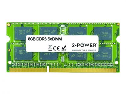 2-Power - DDR3L - 8 GB - SO-DIMM 204-pin - 1600 MHz / PC3L-12800 - CL11 - 1.35 V - unbuffered - non-ECC