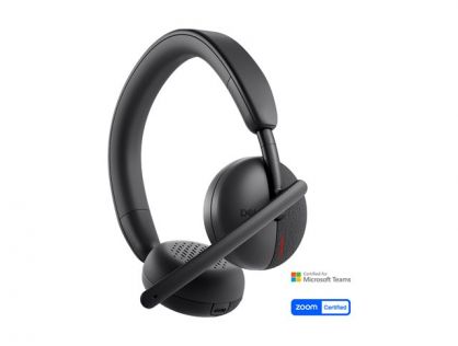 Dell Wireless Headset WL3024 - Headset - on-ear - vertical - Bluetooth - wireless - Certified for Microsoft Teams, Zoom Certified