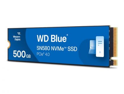 WD Blue SN580 WDS500G3B0E - SSD - 500 GB - internal - M.2 2280 - PCIe 4.0 x4 (NVMe)