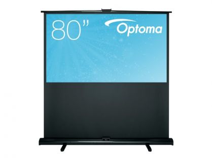 Optoma Panoview DP-9080.MWL - Projection screen - 80" (203 cm) - 16:9 - Matte White - black - for Optoma EP729