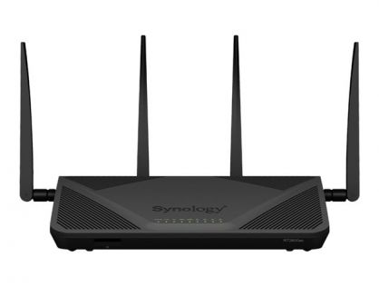 Synology RT2600ac - Wireless router 4-port switch - 1GbE - WAN ports: 2 - Wi-Fi 5 - Dual Band