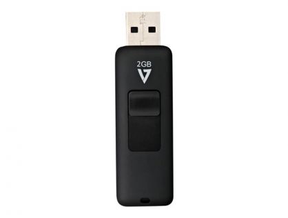 2GB FLASH DRIVE USB 2.0 BLACK 10MB/S READ 2.5MB/S WRITE