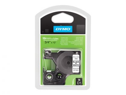 DYMO D1 Tape high performance Original 19mm x 3.5m Black on white