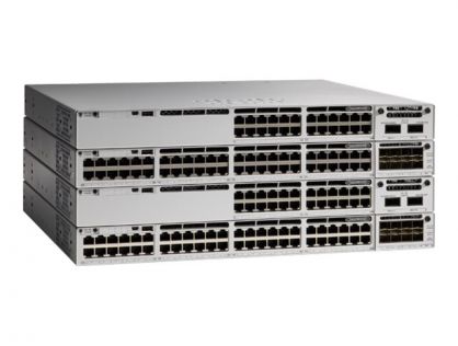 Cisco Catalyst 9300L - Network Essentials - switch - L3 - Managed - 24 x 10/100/1000 (PoE+) + 4 x Gigabit SFP (uplink) - rack-mountable - PoE+ (505 W)