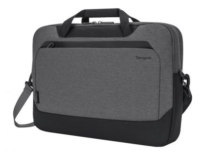 Targus Cypress Briefcase with EcoSmart - Notebook carrying case - 15.6" - grey