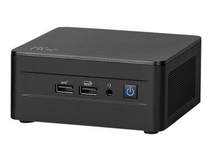 Intel Next Unit of Computing 13 Pro Kit - NUC13L3Hv5 - Barebone - tall chassis - 1 x Core i5 1350P - vPro Enterprise - RAM 0 GB - Intel Iris Xe Graphics - GigE, 2.5 GigE, 802.11ax (Wi-Fi 6E), Bluetooth 5.3 - WLAN: 802.11a/b/g/n/ac/ax (Wi-Fi 6E), Bluetooth