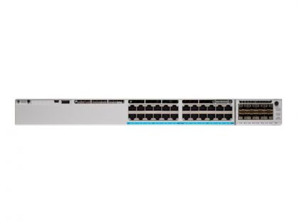 Cisco Catalyst 9300L - Network Essentials - switch - L3 - 24 x 10/100/1000 + 4 x 10 Gigabit SFP+ (uplink) - rack-mountable