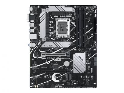 ASUS PRIME B760-PLUS - Motherboard - ATX - LGA1700 Socket - B760 Chipset - USB-C 3.2 Gen 2x2, USB-C 3.2 Gen 1, USB 3.2 Gen 2, USB 3.2 Gen 1, USB4 - 2.5 Gigabit LAN - onboard graphics (CPU required) - HD Audio (8-channel)