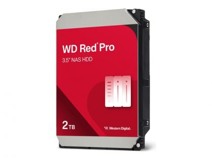 WD Red Pro WD2002FFSX - Hard drive - 2 TB - internal - 3.5" - SATA 6Gb/s - 7200 rpm - buffer: 64 MB