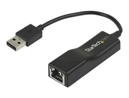 StarTech.com USB 2.0 to 10/100 Mbps Ethernet Network Adapter Dongle - USB Network Adapter - USB 2.0 Fast Ethernet Adapter - USB NIC (USB2100) - Network adapter - USB 2.0 - 10/100 Ethernet - black