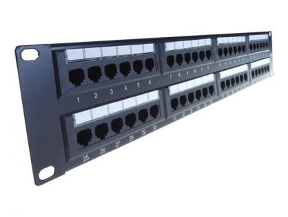 48-PORT CAT6 PATCH PANEL IDC PUNCH DOWN