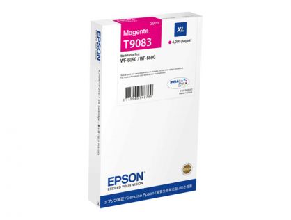 Epson T9083 - XL size - magenta - original - ink cartridge