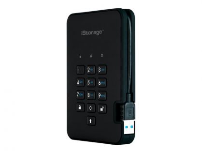 ISTORAGE DISKASHUR2 256-BIT 1TB USB 3.1 PRTBL HRDW ENCRYP HD