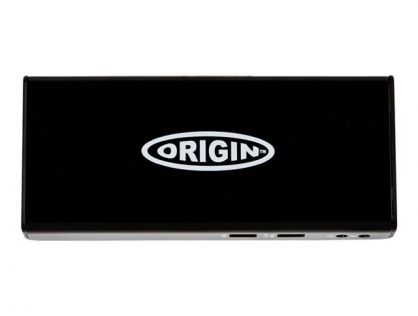 Origin Storage USB 3.0 Single/Dual Docking Station - docking station - USB 3.0 - DVI, HDMI - 1GbE