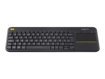 Logitech Wireless Touch Keyboard K400 Plus - Keyboard - wireless - 2.4 GHz - English