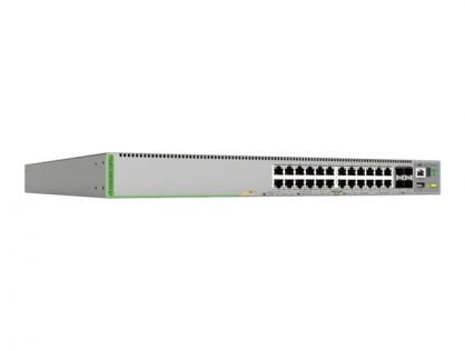 Allied Telesis CentreCOM AT-GS980MX/28PSm - Switch - L3 - Managed - 20 x 10/100/1000 (PoE+) + 4 x 100/1000/2.5G/5G (PoE+) + 4 x 1 Gigabit / 10 Gigabit SFP+ - rack-mountable - PoE+ (370 W)